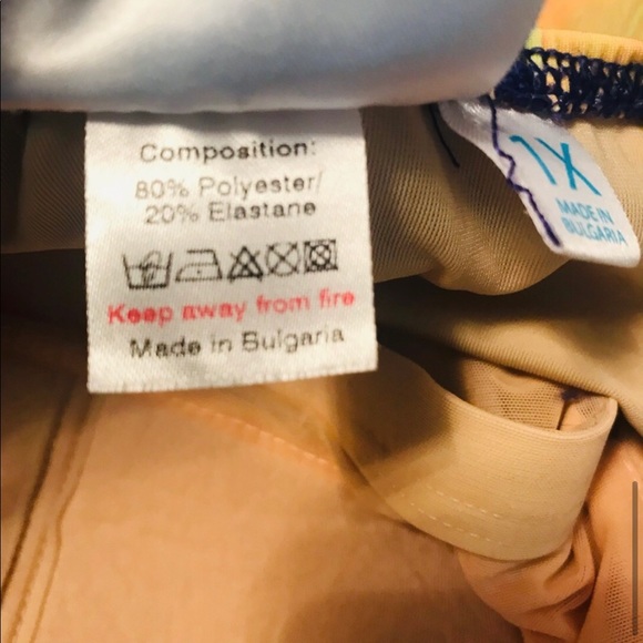 ModCloth High Dive Vintage Pin Up Tropical Swim 1X - Picture 6 of 6